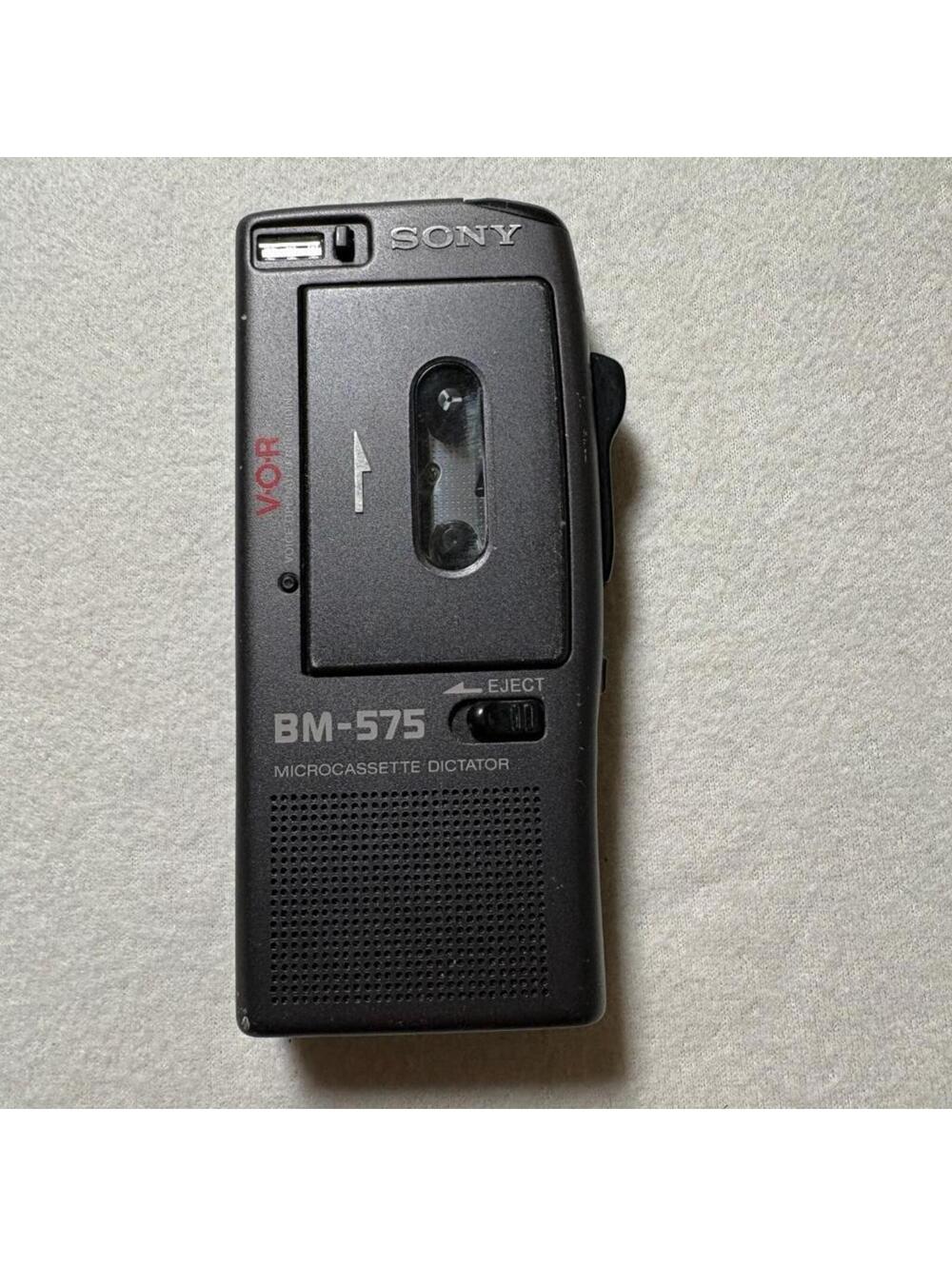Sony BM-575 Microcassette Dictator Handheld Voice Recorder VOR Made in Japan